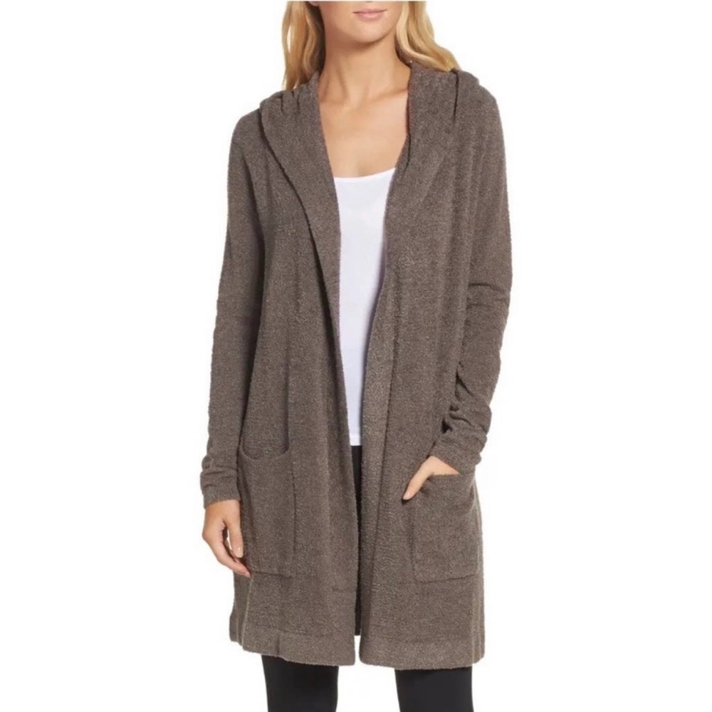 Barefoot Dreams “CozyChic Lite Hooded Cardigan”